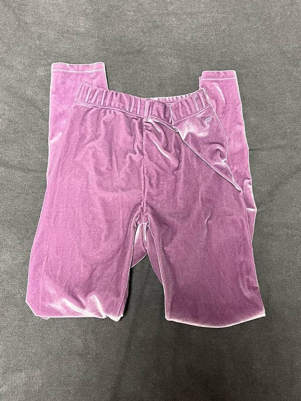 Fabletics magenta Emma velour pants
